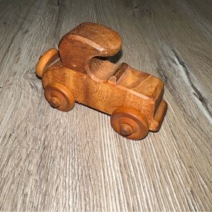 Mighty Acorn 4 Inch Wooden Toy Car Tire On Truck Brown Bellingham Washington